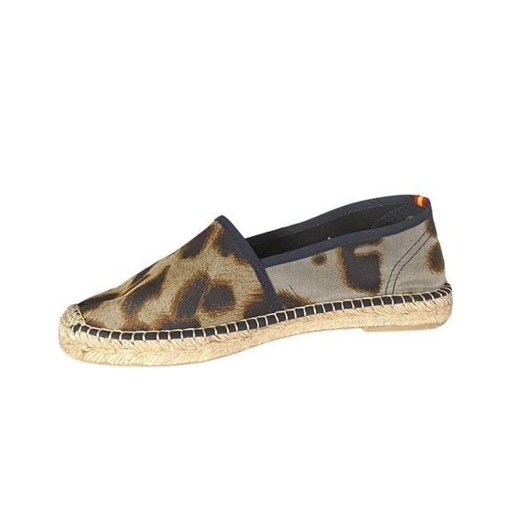 Respoke Women's Jamie Leopard Print Espadrille Flats - Brown - Picture 4 of 5